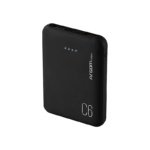 POWER BANK ARGOM 6000 ARG-PB-1136 WITH CABLE NEGRO