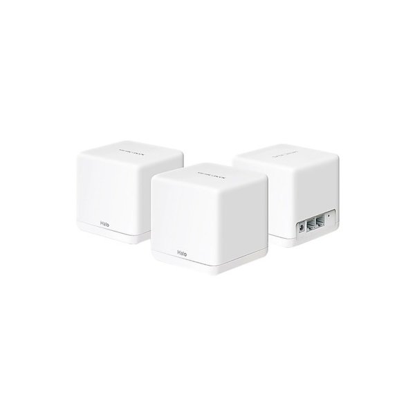Halo Mercusys Wifi 5 Mesh AC1300 Dual Band hasta 1300Mpbs 5Ghz 2P Ethernet Gigabit 3Pack