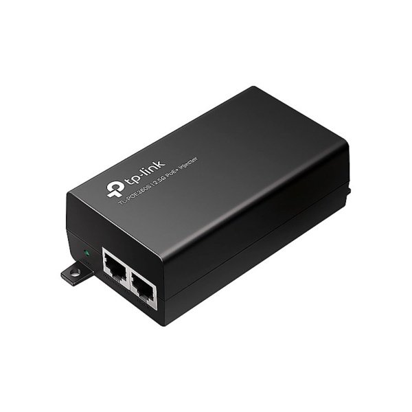 ADAPTADOR TP-Link 2x2.5 Gbps ports PoE+ Inyector 30W Plug and Play Power Supply Integrada