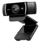 WEBCAM LOGITECH C922 STREAM-RECORD 1920X1080-30FPS-CAMPO VISUAL 78-TRIPODE