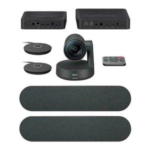 CONFERENCE-CAM LOGITECH RALLY PLUS 4K-ZOOM 15X-RIGHTSENSE-VISION 90 HASTA 24 PERSONAS