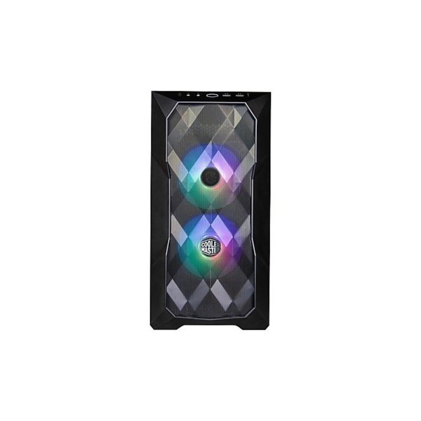 CASE COOLER MASTER/TD300 MASTERBOX BLACK MESH MINI TOWER MICRO ATX 2X120MM FRONT
