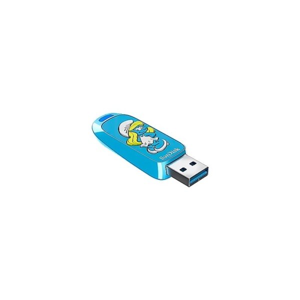 FLASH MEMORY SANDISK 256GB Smurfs USB-A 5y Blue