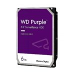 DISCO DURO WESTERN DIGITAL INTERNO 6TB 5400RPM 3.5INC. 24-7 VIDEO VIGILANCIA PURPLE
