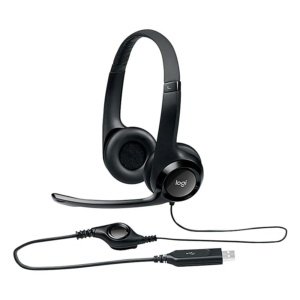 HEADSET LOGITECH H390 NEGRO USB PLUG AND PLAY SUPRESION RUIDO SONIDO ESTEREO