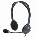 HEADSET LOGITECH H111 NEGRO ESTEREO MULTIDISPOSITIVO ALAMBRICO 3.5MM
