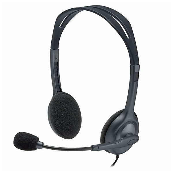 HEADSET LOGITECH H111 NEGRO ESTEREO MULTIDISPOSITIVO ALAMBRICO 3.5MM