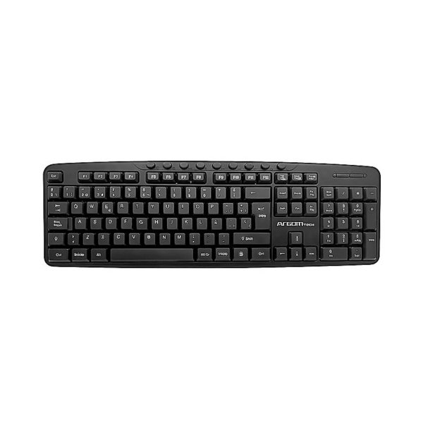 TECLADO ARGOM ARG-KB-7807 USB NEGRO