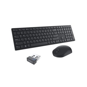 Teclado y mouse Dell Pro KM5221W Inalámbrico Negro 3Y