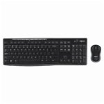 TECLADO-MOUSE COMBO LOGITECH MK270 NEGRO WIRELESS USB PLUG AND PLAY