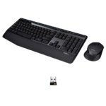 TECLADO-MOUSE COMBO LOGITECH MK345 NEGRO WIRELESS USB RESISTENTE A SALPICADURAS