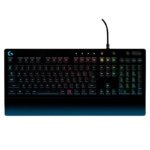 TECLADO LOGITECH GAMING G213 NEGRO RGB LIGHTSYNC USB RESISTENTE A SALPICADURAS