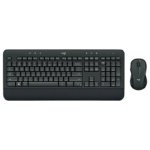 TECLADO-MOUSE COMBO LOGITECH MK540 NEGRO ADVANCED WIRELESS USB UNIFYING PLUG AND PLAY