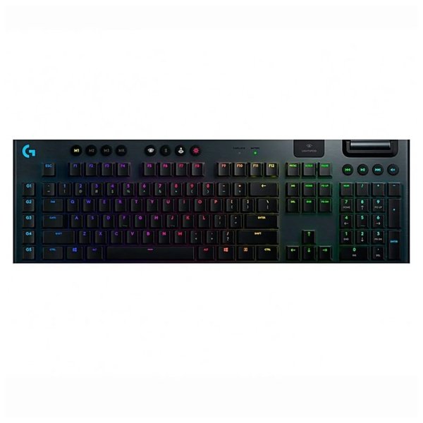 TECLADO LOGITECH GAMING G915 WIRELESS RGB LIGHTSPEED FOR GAMING NEGRO