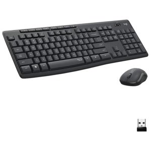 TECLADO-MOUSE LOGITECH MK295 WIRELESS USB NEGRO