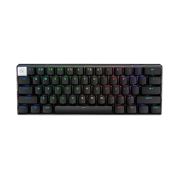 TECLADO LOGITECH G PRO X 60 LIGHTSPEED WIRELESS GAMING ULTRA COMPACT TKL MECHANICAL RGB BLACK