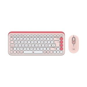 TECLADO LOGITECH BLUETOOH COMBO POP ICON INAL ROSE