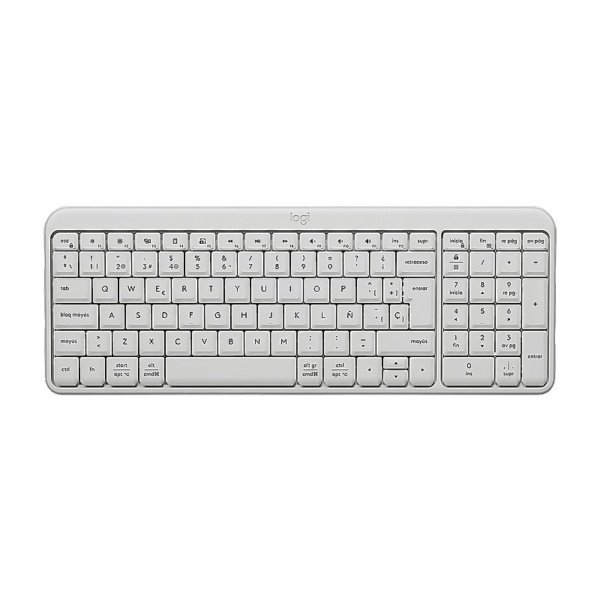 Teclado Logitech K250 Compact Bluetooth Wireless White