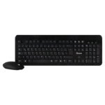 COMBO TECLADO-MOUSE RECARGABLE MULT. QUASAD QC-4583G WIRELESS NEGRO