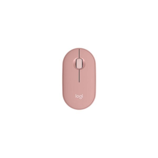 MOUSE LOGITECH/PEBBLE MOUSE 2 M350S/BLUETOOTH/3 BOTONES/SILENT TOUCH/MAX. 3 DISPOTVS/ROSE