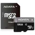 MICRO-SDXC ADATA 64GB WITH ADAPTER UHS-I CLASS 10