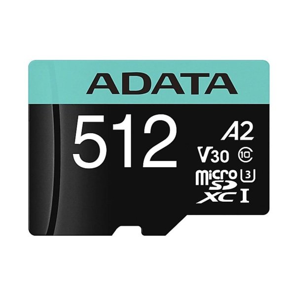 MICRO-SDXC ADATA 512GB PREMIER PRO WITH CLASE 10 WITH ADAPTER