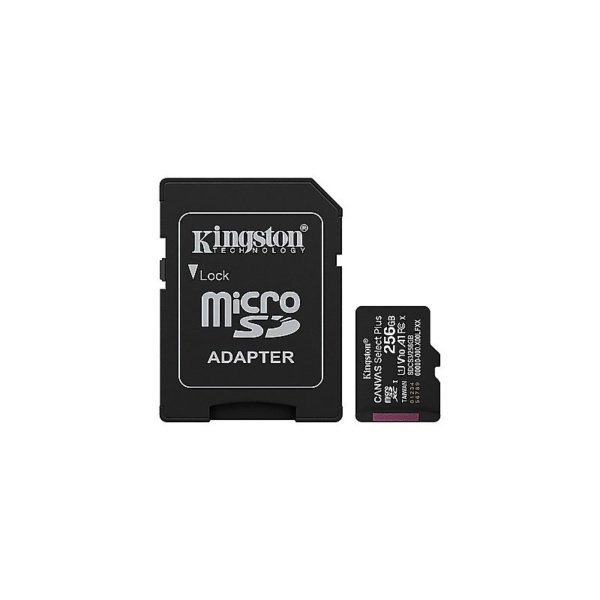 MICRO-SD SDCS3 KINGSTON 256GB CANVAS Select Plus Gen3 150MB-s with Adapter