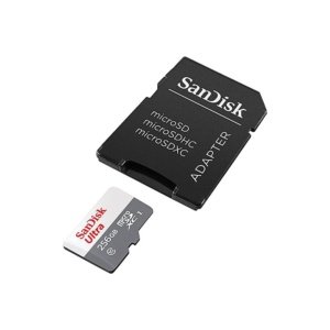 microSDHC SANDISK ULTRA 256GB 100MBs WITH ADAPTER
