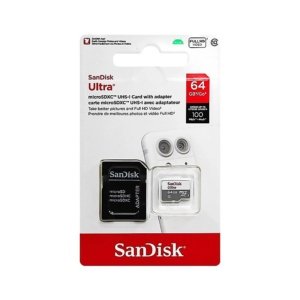 Memory Sandisk microSDHC-microSDXC UHS-I Ultra 64GB Up to 100MB-s
