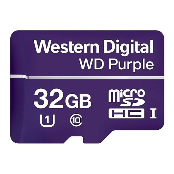 Memory Micro-SD Western Digital 32GB SC QD101 Clase 10 Purple