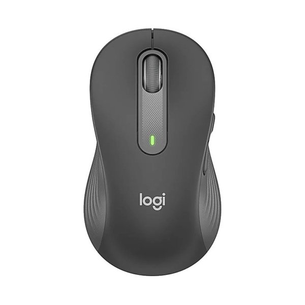 MOUSE LOGITECH M650 LARGE GRAFITO ZURDO MULTIPLATAFORMAS WIRELESS BT-USB LOGI BOLT