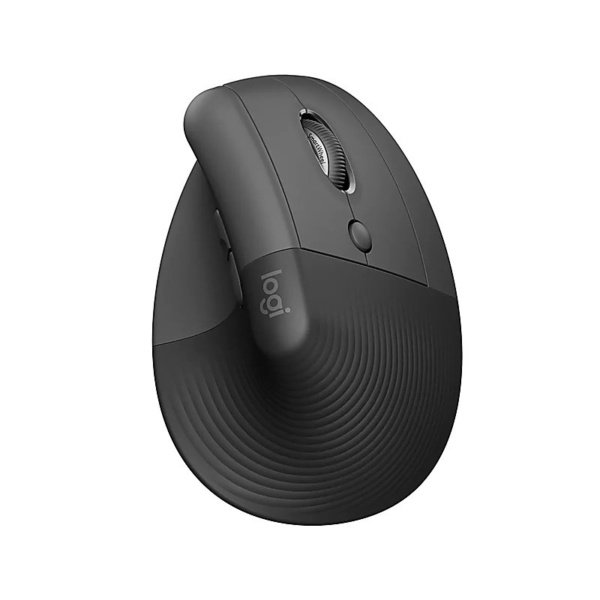 MOUSE LOGITECH LIFT RIGHT VERTICAL ERGONOMIC ELEVADOR GRAFITO