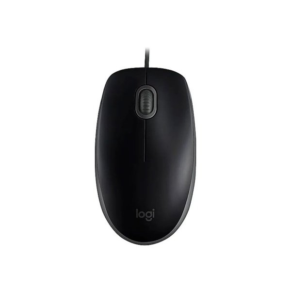 MOUSE LOGITECH M110 WIRED BLACK