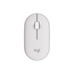 MOUSE LOGITECH M350S PEBBLE 2 BLANCO SILENCIOSO MINIMALISTA BLUETOOH MULTIDISPOSITIVO 4000DPI