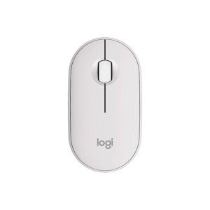 MOUSE LOGITECH M350S PEBBLE 2 BLANCO SILENCIOSO MINIMALISTA BLUETOOH MULTIDISPOSITIVO 4000DPI