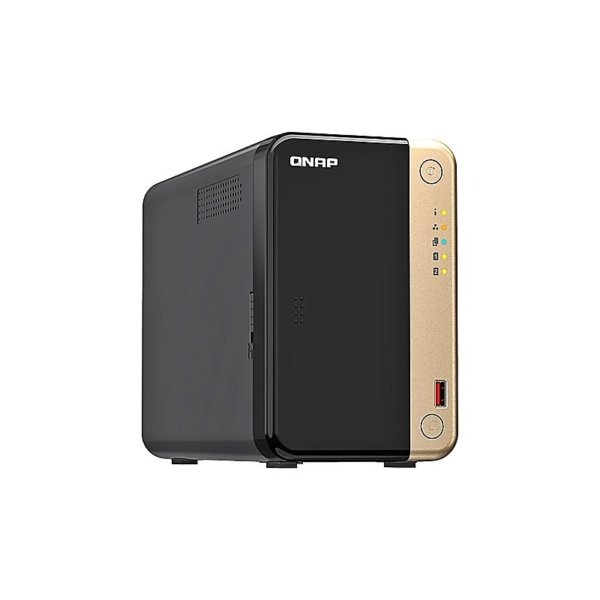 NAS STORAGE QNAP TS-264-8G-US 2BAY QC CEL. N5095 8GB 2M.2 2x3.5-2.5INCH-SATA HS BLACK