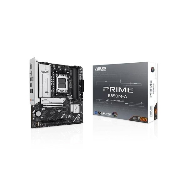 MAINBOARD/ASUS PRIME B850M-A AM5 DDR5 4 SLOTS AI PC READY PCI-E 5.0