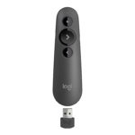 PUNTERO LOGITECH PROFESIONAL R500S LASER DOBLE CONECT. BT-USB NEGRO
