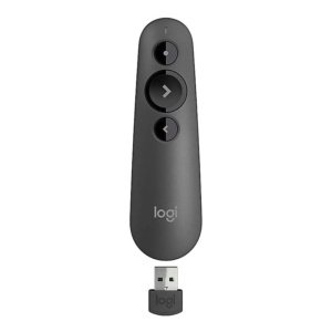 PUNTERO LOGITECH PROFESIONAL R500S LASER DOBLE CONECT. BT-USB NEGRO