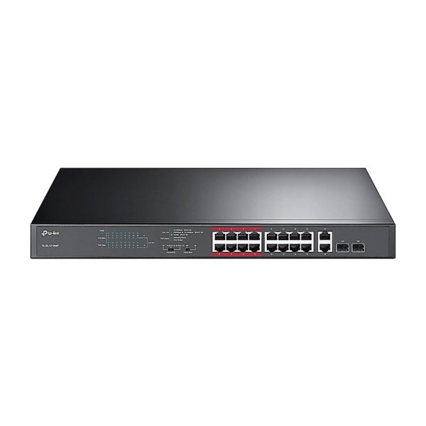 SWITCH TP-LINK TL-SL1218MP No Gestionable PoE 16Port 10-100Mbps 2P-SFFP Gigabit