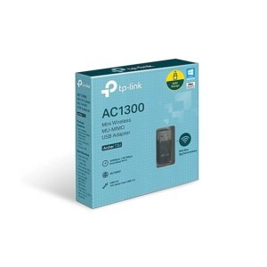 ADAPTADOR DE RED USB TP-LINK ARCHER T3U MINI AC1300 DUAL BAND 867MBPS A 5GHZ + 400MBPS A 2.4GHZ/USB