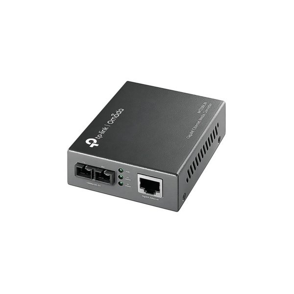 CONVERTIDOR TP-LINK MC200CM Gigabit Mult-Mode 110-100-1000Mbps RJ45 Port Ext. Fiber hasta 0.55Km