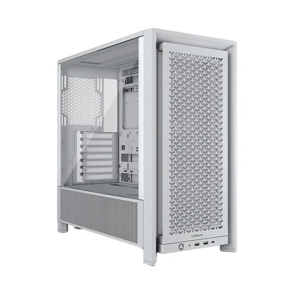 CASE CORSAIR FRAME 4000D RS Modular Mid-Tower Tempered Glass USB-C 2USB-A Blanco