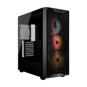 CASE CORSAIR ATX 3200D RS ARGB TEMPERED GLAS MID-TOWER USB3.2 USB2.0 SUP-9VENT. BLACK