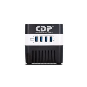 REGULADOR VOLTAJE CDP RU-AVR604 600VA / 300W / E/S:120V / S:(4)AVR+SUP DE PICOS / S:(4)USB 5V