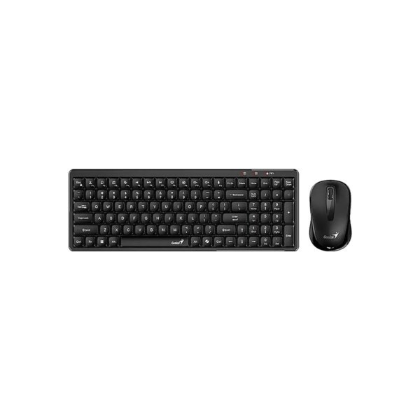 COMBO GENIUS/TECLADO Y MOUSE Q8100 WIRELESS NEGRO/RF 2.4GHZ /FOR BUSINESS /NO TEC. NUMERICAS