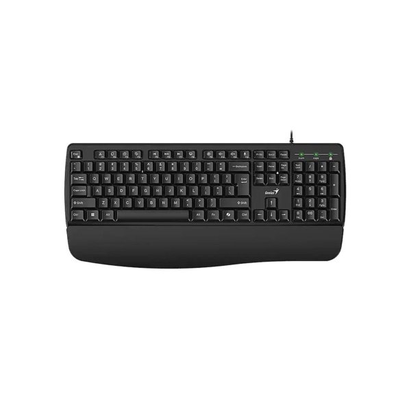 TECLADO /GENIUS KB-123 NEGRO /USB /REPOSAMANOS /WIN 11 /MAC OS X 10.8