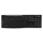TECLADO LOGITECH K270 NEGRO WIRELESS MULTIMEDIA USB BLACK