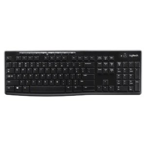 TECLADO LOGITECH K270 NEGRO WIRELESS MULTIMEDIA USB BLACK