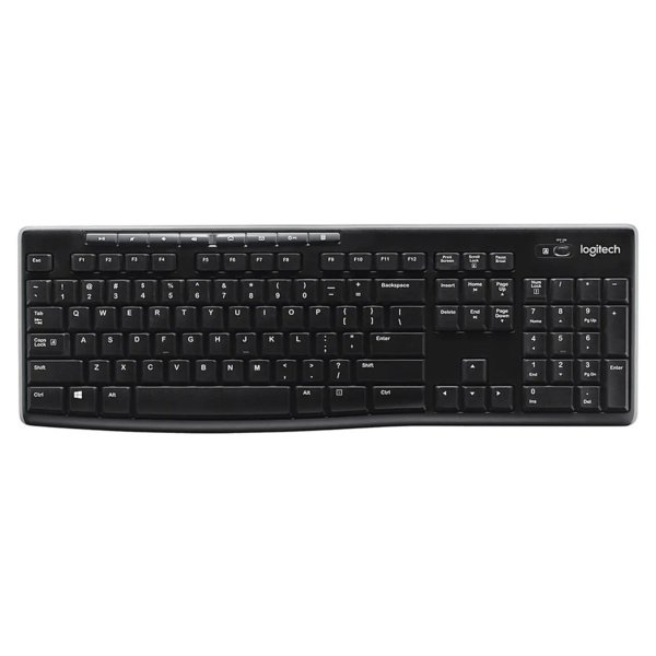 TECLADO LOGITECH K270 NEGRO WIRELESS MULTIMEDIA USB BLACK